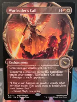 Warleader's Call *** Showcase *** - MTG MKM Murders at Karlov Manor - NM/MINT - Image 1