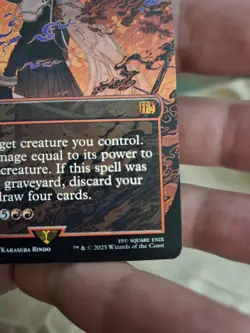 Nibelheim Aflame (Borderless) [FINAL FANTASY] Magic MTG #339 - Image 5