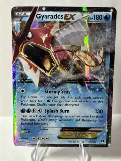 Pokemon TCG XY Breakpoint Gyarados EX Ultra Rare Holo Card 26/122 HP - Image 1