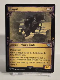 MTG Nazgul (showcase) - Lord Of The Rings (LTR) 0723 - Near Mint / Mint - Image 1