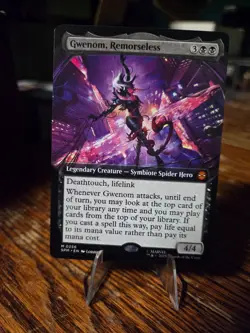 MTG Marvel Spider-Man, Gwenom, Remorseless - Extended Art Non Foil - Image 1