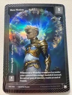 Wonders of the First Slow Motion Mythic Classic Foil Call of the Stones - Image 1