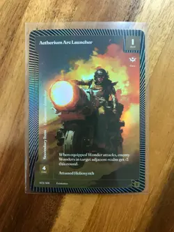 Wonders of the First Aetherium Arc Launcher Classic Foil Epic Rare 072/401 - Image 1