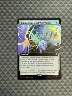 MTG Interdimensional Web Watch #0278 Foil Ext. Art R Marvel’s Spider-Man (SPM) - Image 1