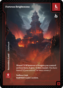 2x - Wonders of the First - Fortress Brightstone 255/401 Secondary Land! - Image 1