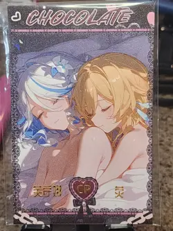 Furina Lumine 2 Sided Large Card Goddess Story BOX HIT Spicy Rose Ruins CP - Image 1