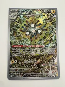 Magneton 159 Pokemon Center Exclusive Holo Promo Card Scarlet & Violet - Image 1