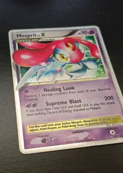 Pokemon TCG Mesprit LV.X Legends Awakened Holo Card 143/146 - Image 2