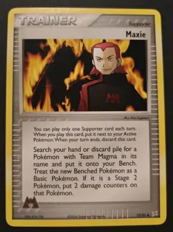 Pokemon TCG Team Magma vs. Team Aqua Card | Maxie 73/95 Uncommon - Image 1