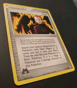 Pokemon TCG Team Magma vs. Team Aqua Card | Maxie 73/95 Uncommon - Image 3
