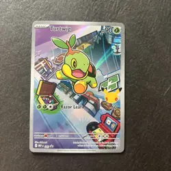 Pokemon Turtwig 040 Black Star Promo Card w/ Top Loader - Image 1
