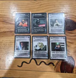 Star Wars CCG Enhanced Premiere Complete Set 6 Cards Near-mint - Image 1