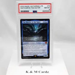 MTG - Lord Of The Rings - Watcher In The Water - #075 - Graded PSA 8 - Image 1