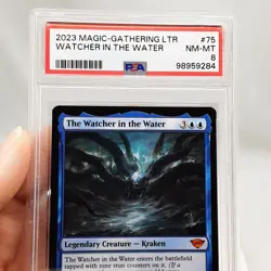 MTG - Lord Of The Rings - Watcher In The Water - #075 - Graded PSA 8 - Image 3