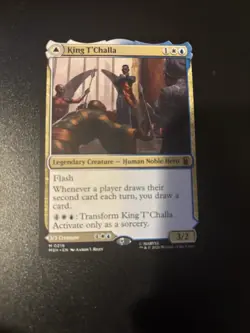 MTG Marvel Super Heroes King T'Challa 0219 Mythic - Image 1