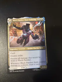 MTG Marvel Super Heroes King T'Challa 0219 Mythic - Image 2