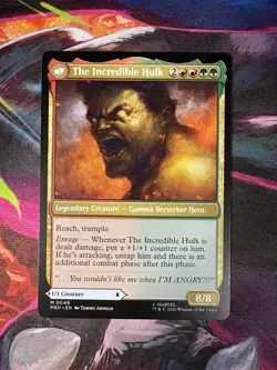 MTG Magic The Gathering Bruce Banner 0049 The Incredible Hulk MSH - Image 2