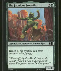 The Fabulous Frog-Man 559 Commander: Marvel Super Heroes Magic: The Gathering NM - Image 1