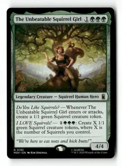 The Unbeatable Squirrel Girl 193 Rare MTG MSH NM - Image 2