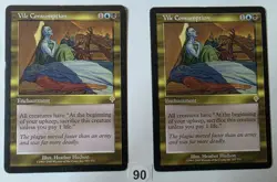 MTG Vile Consumption, Invasion, X2, Lightly Played - Image 1