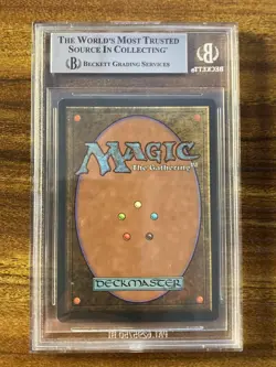 MTG✨GEMSTONE MINE ✨Weatherlight BGS Quad 9’s+ MINT Uncommon LAND 1997 BROM Art - Image 2