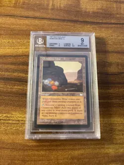 MTG✨GEMSTONE MINE ✨Weatherlight BGS Quad 9’s+ MINT Uncommon LAND 1997 BROM Art - Image 5
