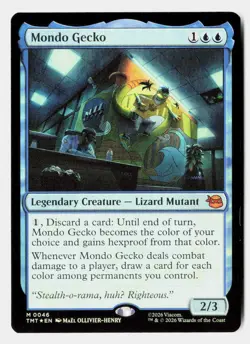 Mondo Gecko 0046 Mythic Teenage Mutant Ninja Turtles Magic: The Gathering Foil - Image 1