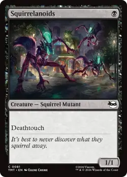 x4 NM (Playset) Squirrelanoids, MTG, TMNT, Magic the Gathering, 81 - Image 1