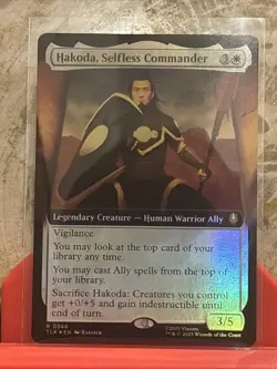 Hakoda, Selfless Commander (Extended Art) Avatar: The Last Airbender Foil - Image 1