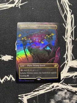 MTG Magic the Gathering FOIL Indatha Triome Borderless IKO! - Image 1