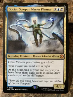 MTG TCG Marvel's Spider-Man Doctor Octopus, Master Planner 0128 Regular Mythic - Image 1
