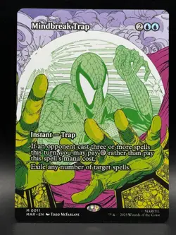 Mindbreak Trap (Borderless) 11 Marvel Universe Legal Magic: The Gathering NM - Image 1