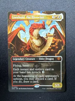 Lorehold, the Historian BORDERLESS - Secrets of Strixhaven (Magic) NM - Image 1