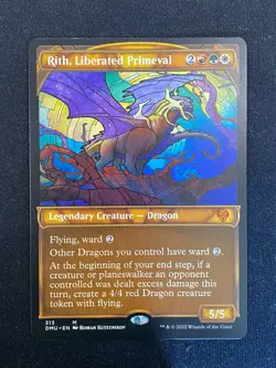 Rith, Liberated Primeval TEXTURED - Dominaria United (MTG) - Image 1