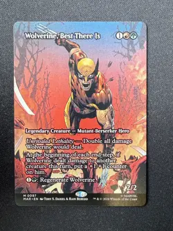 Wolverine, Best There Is BORDERLESS - Marvel Super Heroes (MTG) - Image 1