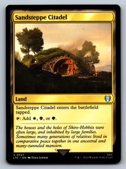 Sandsteppe Citadel Land - Lord of the Rings Commander - MTG - Image 1