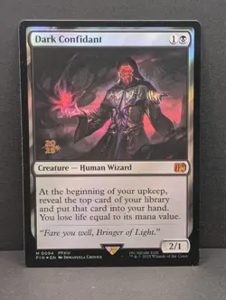 Dark Confidant FINAL FANTASY Prerelease Promo FOIL MTG Magic Gathering NM - Image 1