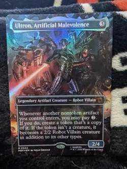 MTG MSH - Ultron, Artificial Malevolence (Borderless) - Foil - #0344 - Image 1