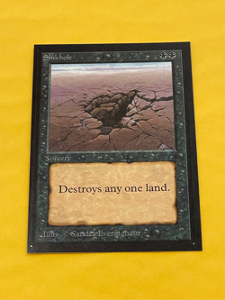 1993 MTG Magic The Gathering Collectors' Edition Sinkhole NM+ - Image 1