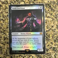 Dark Confidant (Human Wizard) M 0094 (Foil) (NM) Final Fantasy Magic MTG - Image 1