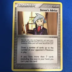 Steven's Advice 92/101 | EX Hidden Legends | Pokemon TCG Uncommon 2004 | LP - Image 1