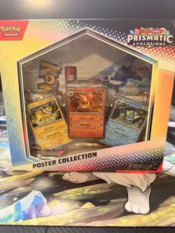 Pokemon TCG Scarlet & Violet Prismatic Evolutions Poster Collection Box - Image 1