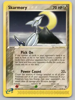 Skarmory 21/97 Rare Dragon Pokemon NM/M - Image 1