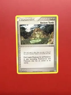 2004 Pokemon EX Hidden Legends #87/101 Ancient Tomb - Image 1