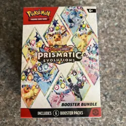 Pokemon Prismatic Evolutions Booster Bundle Factory Sealed - Image 1