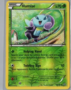 Illumise 18/160 Common Primal Clash Pokemon Reverse Holo Near Mint - Image 1