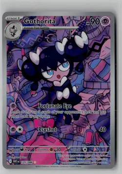 Pokemon TCG Gothorita 125/086 SV White Flare Illustration Rare A - Image 1