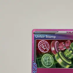 Unfair Stamp 165/167 ACE SPEC Rare Twilight Masquerade Pokemon - FREE SHIPPING - Image 2