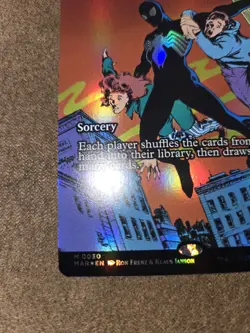 Winds of Change Foil (Borderless) MTG Spiderman Marvel #30 PACK FRESH - Image 2