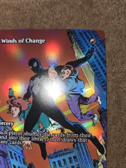 Winds of Change Foil (Borderless) MTG Spiderman Marvel #30 PACK FRESH - Image 4